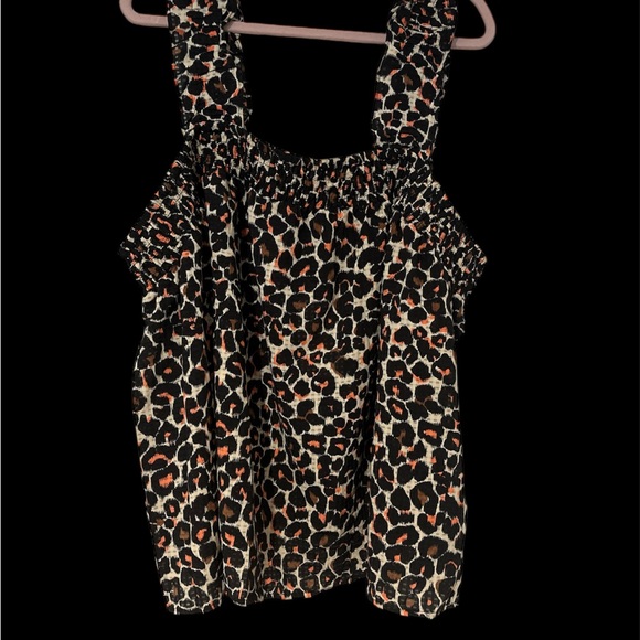Who What Wear Tops - Stretch Leopard Shirt 3X